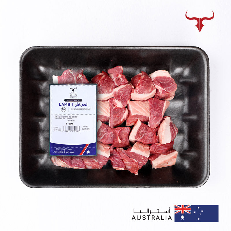 Freshly Slaughtered AUS Boneless Lamb Cubes