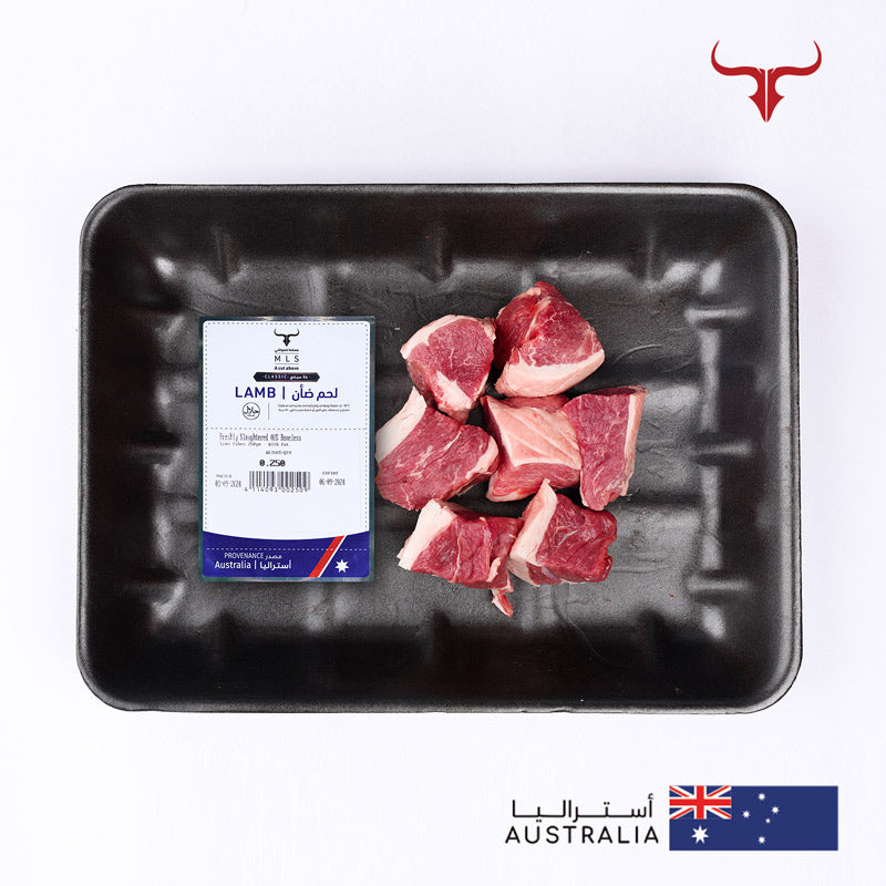 Freshly Slaughtered AUS Boneless Lamb Cubes