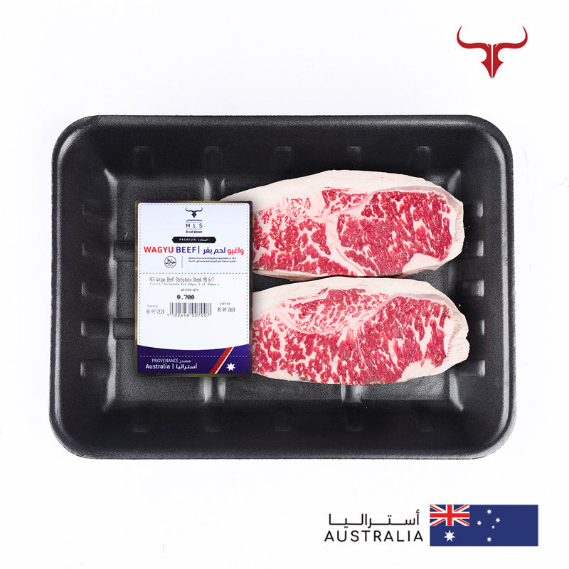 AUS Wagyu Beef Striploin Steak MB 6/7