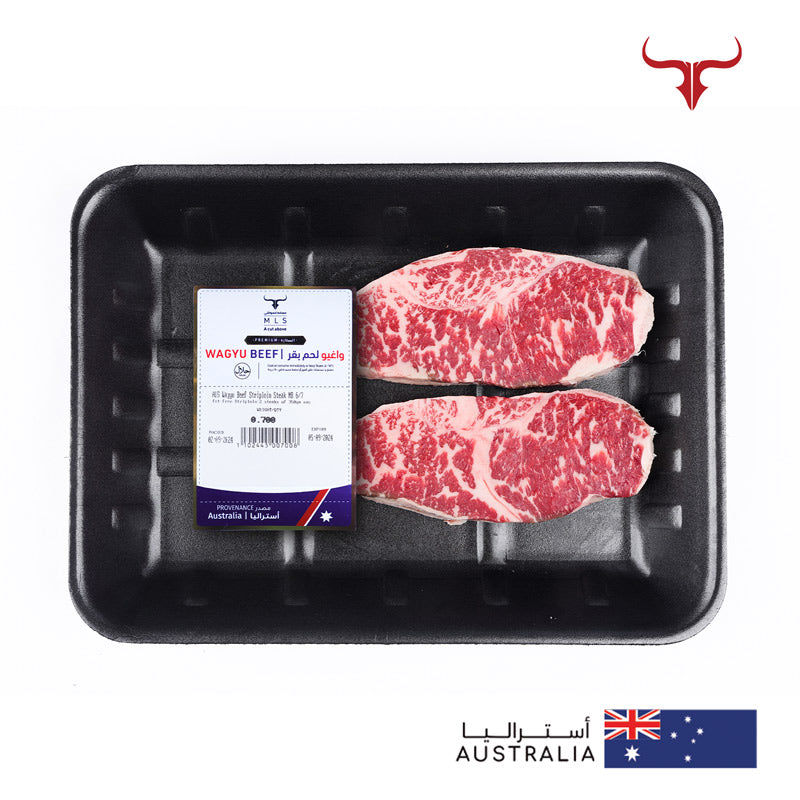 AUS Wagyu Beef Striploin Steak MB 6/7