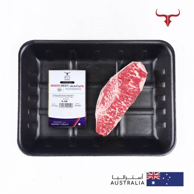 AUS Wagyu Beef Striploin Steak MB 6/7