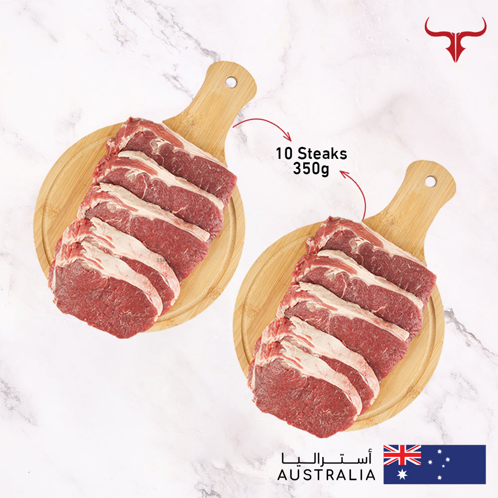 10 steaks offer AUS Grass-Fed Beef Ribeye