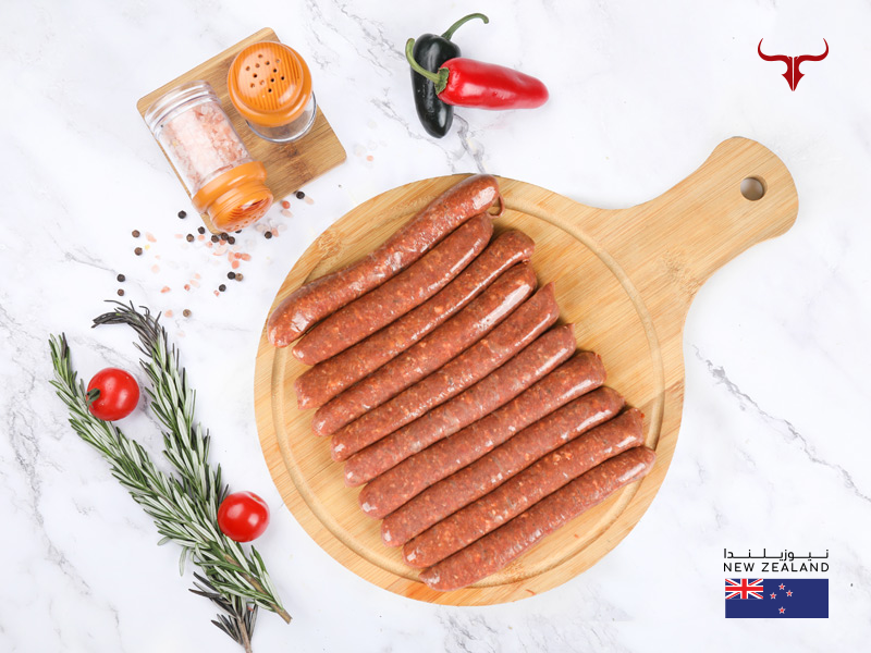 Andouille Cajun Seasoned NZ Grass-Fed Lamb Sausages - 500gm