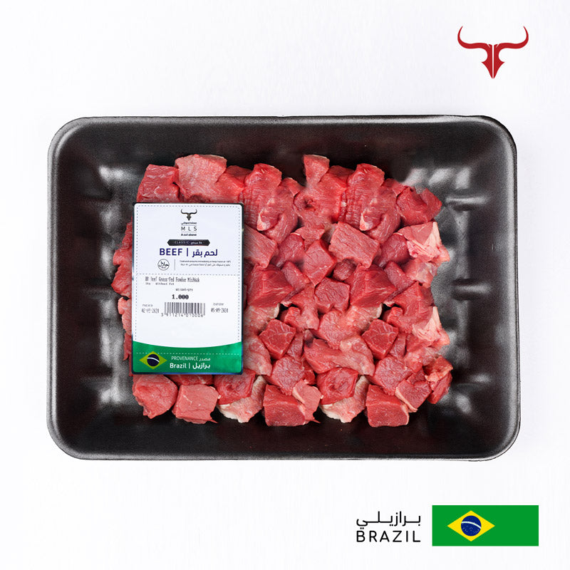 BR Beef Grass-Fed Fondue Mishkak Barbecue Cubes