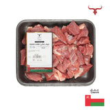 مكعبات مشاكيك لحم خروف عماني محلي طازج مذبوح