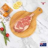 Muscat Livestock Australian Black Angus Beef 1 steak of 500gm Copy of AUS Angus Beef Bone-in Ribeye Steak x 1