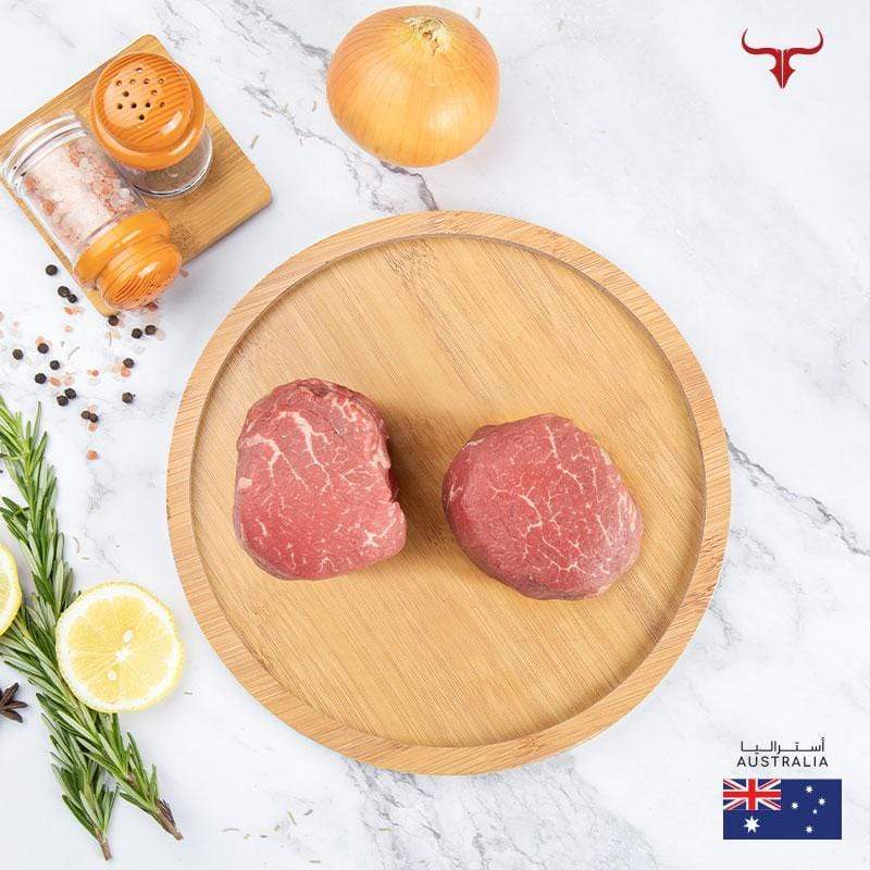 2 steaks offer AUS Angus Beef Tenderloin 250gm x 2