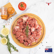 Muscat Livestock Australian Lamb AUS Boneless Lamb Mishkak Barbecue Cubes 500gm