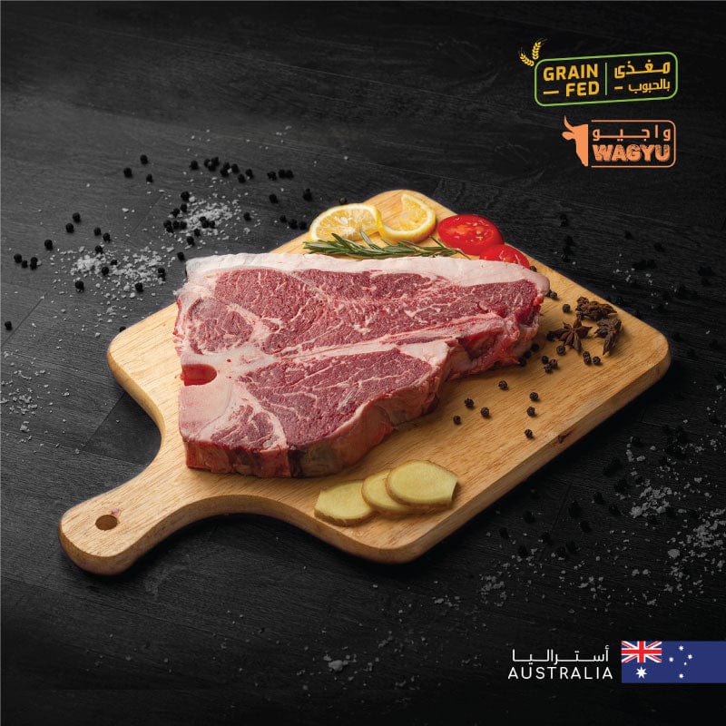 Muscat Livestock Australian Wagyu Beef AUS Wagyu Beef T-Bone MB 4/5 500gm x 1