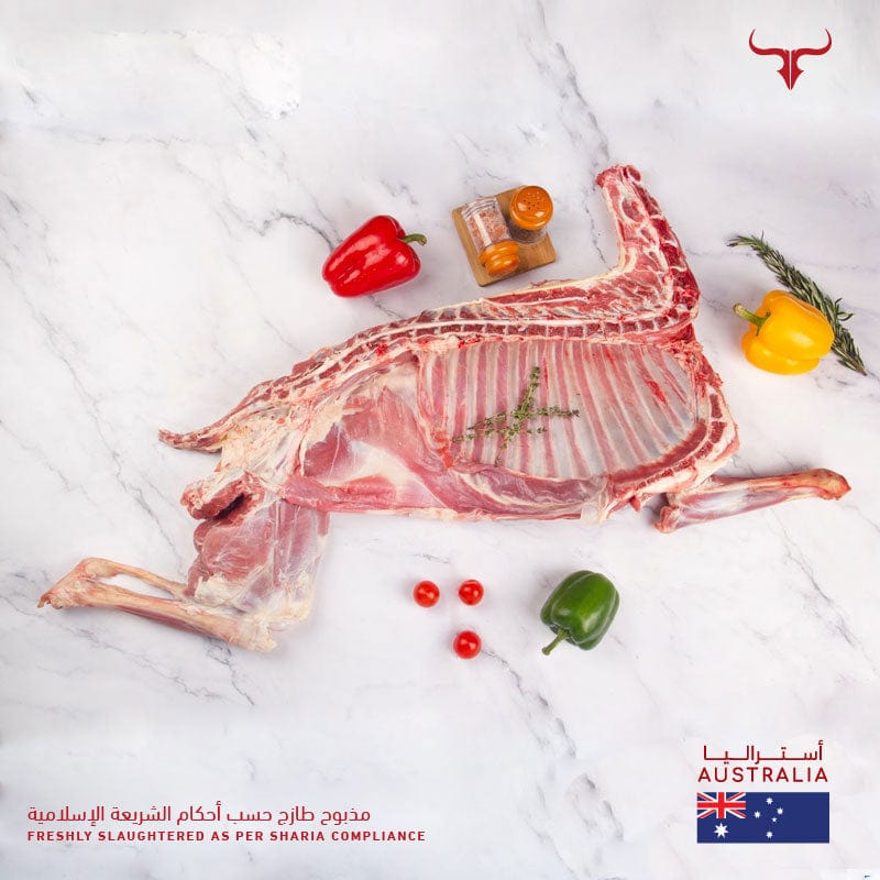 Muscat Livestock Fresh Australian Lamb Half Carcass Freshly Slaughtered Australian Lamb Whole Carcass 19-21 Kg