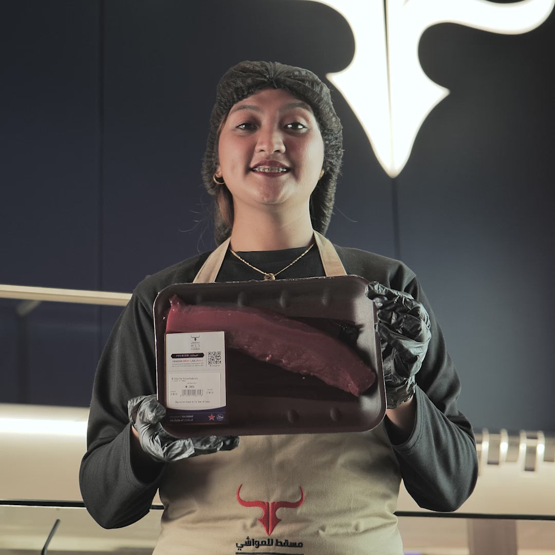  لحم الغزال تندرلوين من نيوزيلندا المربى على العشب