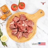 Muscat Livestock US Choice Beef 250gm US Angus Beef Boneless Cubes