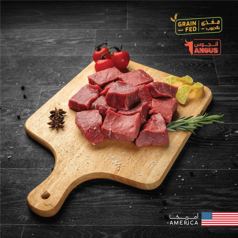 Muscat Livestock US Choice Beef US Angus Beef Boneless Cubes