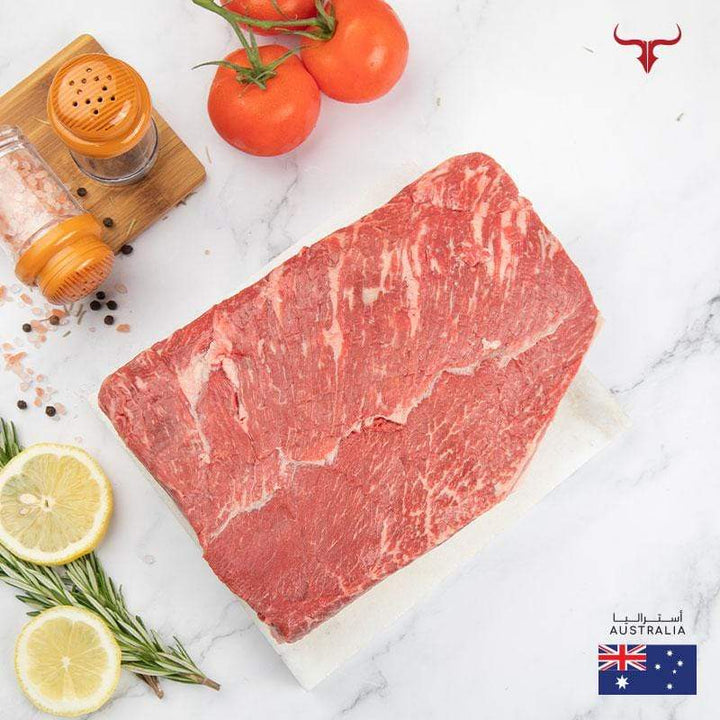 Muscat Livestock Australian Black Angus Beef 1 steak of 1kg AUS Grain-Fed Black Angus Beef Picanha Steak 1KG x 1