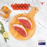 Muscat Livestock Australian Black Angus Beef 2 steaks of 250gm each AUS Angus Beef Picanha Steak 1kg x 1