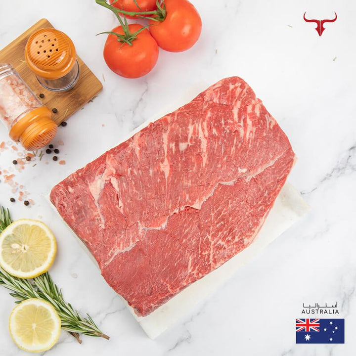 Muscat Livestock Australian Wagyu Beef 1 steak of 1kg AUS 350 Days Grain-Fed Wagyu Beef Picanha Steak 1KG x 1