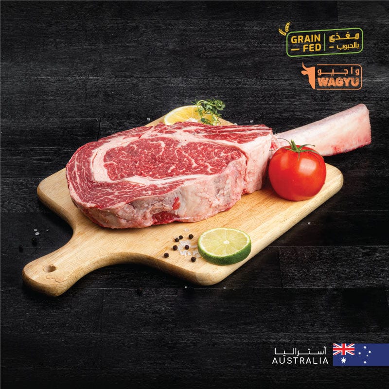 Muscat Livestock Australian Wagyu Beef AUS Wagyu Beef Tomahawk MB 4/5 900gm+ x 1 steak