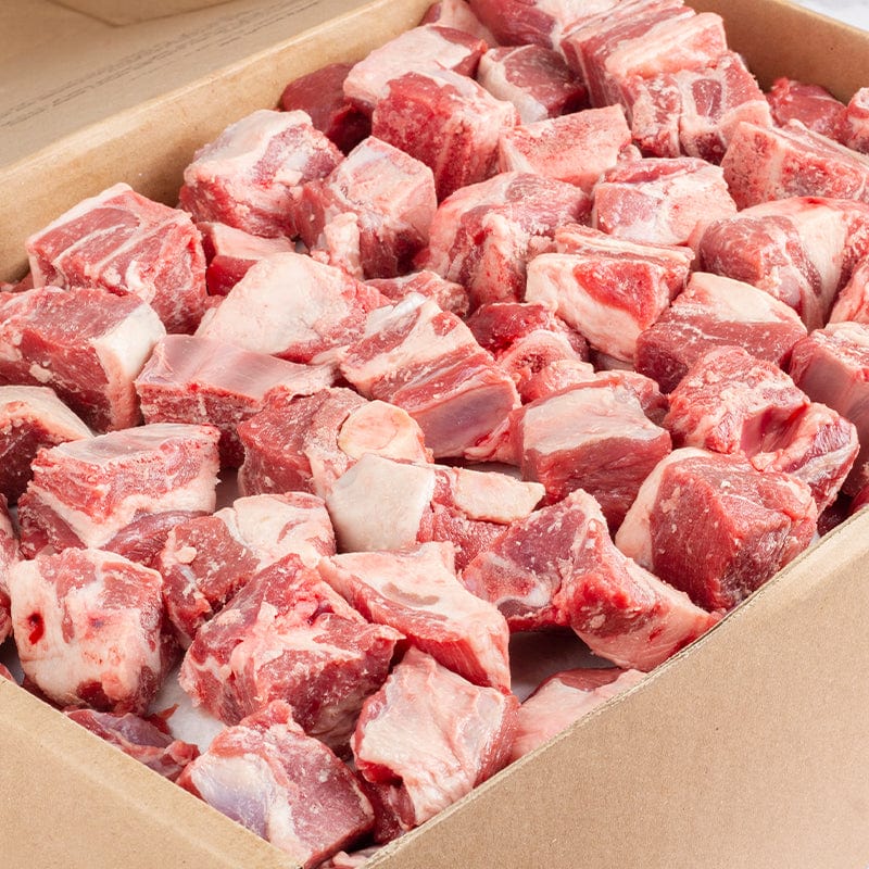 Muscat Livestock Fresh Indian Mutton Indian Mutton Bone-in Cubes Box 5kg