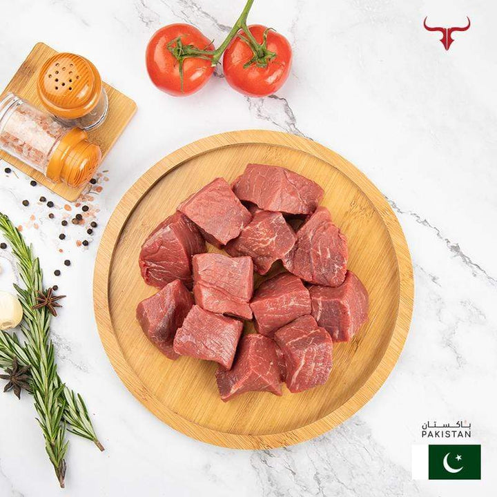 Muscat Livestock Fresh Pakistani Beef PAK Fresh Beef Boneless Cubes