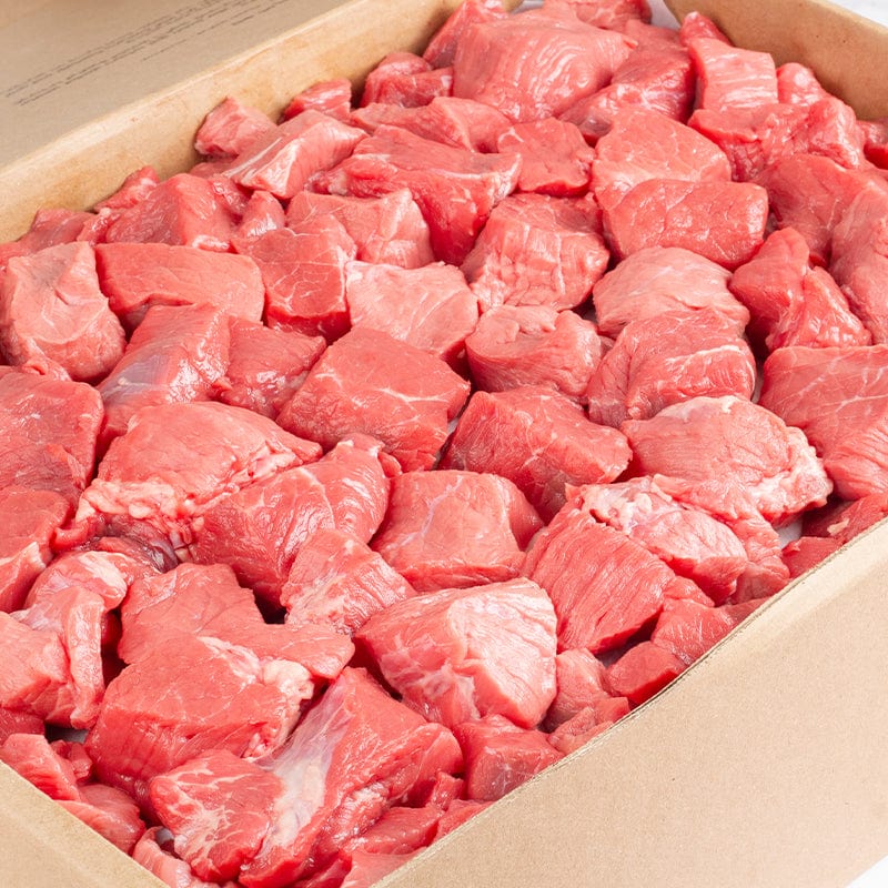 Muscat Livestock Fresh Somali Beef ﻿Local Somali Beef Boneless Cubes Box 5kg