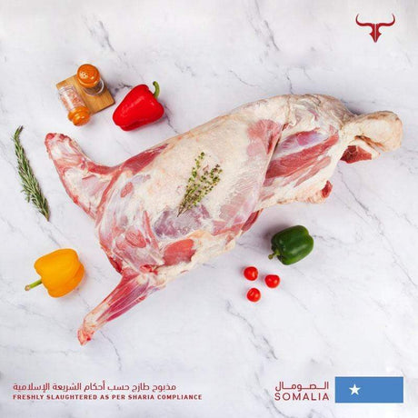 Muscat Livestock Fresh Somali Lamb SOM Local Whole Lamb Carcass 8-10 Kg