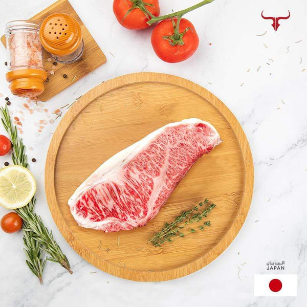 Muscat Livestock Japanese Beef Japanese A5 Wagyu Beef Striploin Steak 250gm x 1