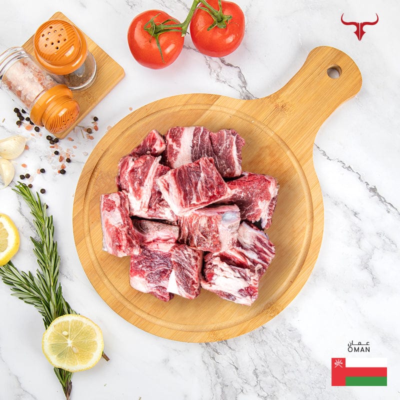 Muscat Livestock Local Salalah Beef Local Salalah Beef Bone-in Cubes