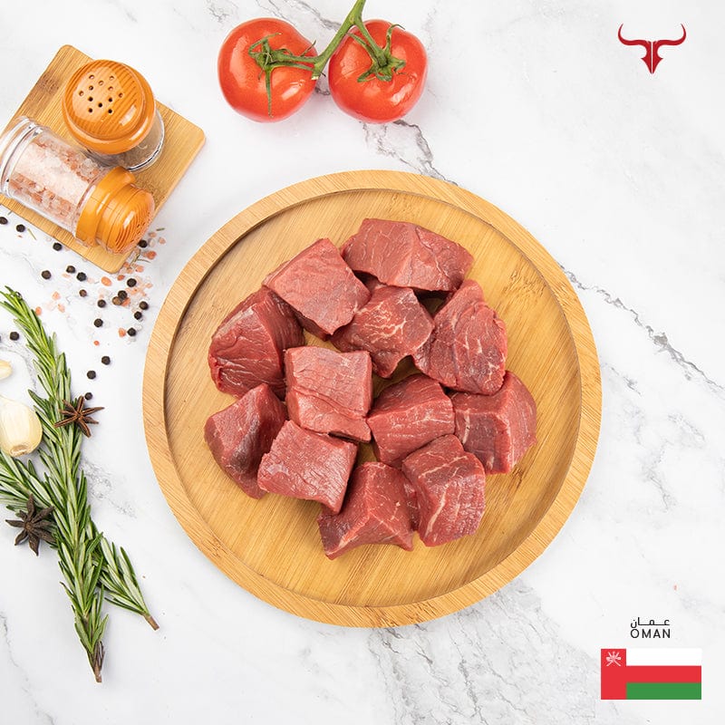 Muscat Livestock Local Salalah Beef Local Salalah Beef Boneless Cubes