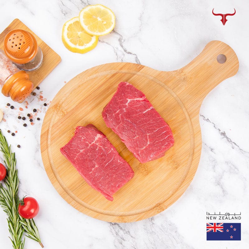 Muscat Livestock New Zealand Grass-fed Beef 2 steaks of 250gm each NZ Beef Heart of Rump Steak