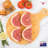 Muscat Livestock New Zealand Grass-fed Beef 4 steaks of 250gm each NZ Beef Picanha Skewers Steak