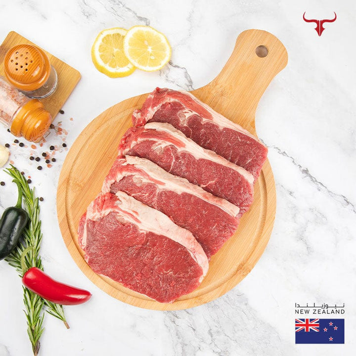 Muscat Livestock New Zealand Grass-fed Beef 4 steaks offer NZ Beef Striploin 250gm x 4