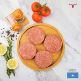 Muscat Livestock Somali beef burgers 125gm x 4