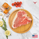 Muscat Livestock US Choice Beef US Choice Black Angus Beef T-Bone Steak MB2+ x 1 steak